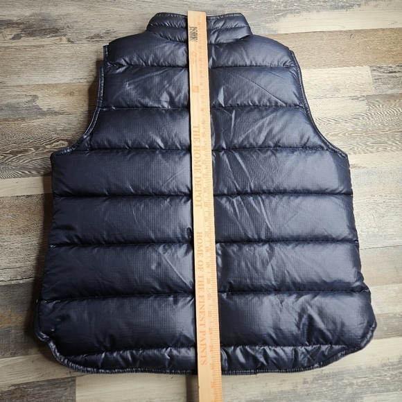 J. Crew Down Puffer Vest Women's Large Navy Blue - Picture 9 of 12